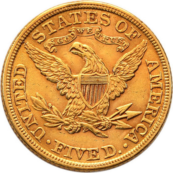 USA 5 $ dolarów 1901 Filadelfia st.1/1-